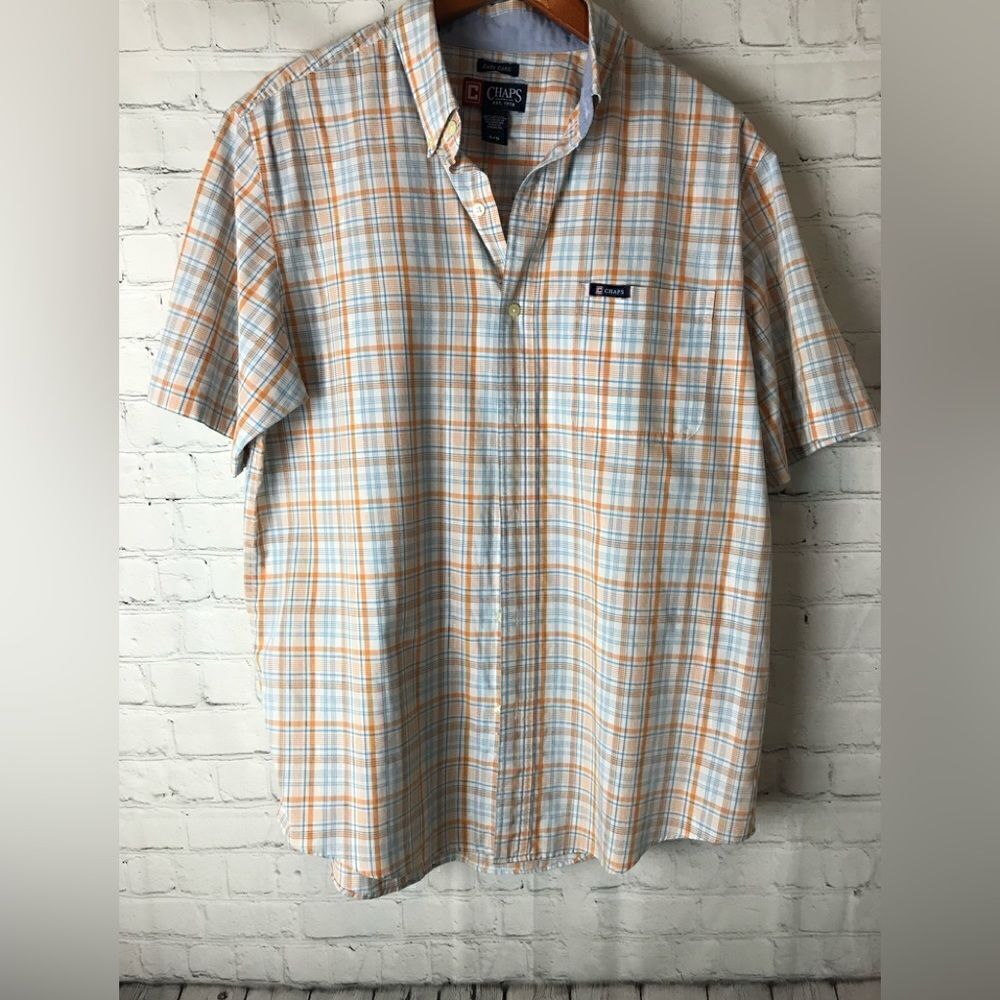 Chaps Easy Cate Casual Button Down Large